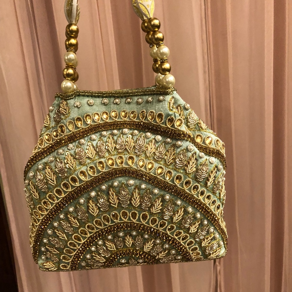 Moroccan style hand crafted clutch